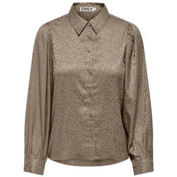 Abbigliamento Donna Top / Blusa Only Shirt Lalley Zora L/S - Weathered Teak Beige