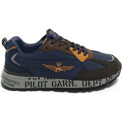 Scarpe Uomo Sneakers Aeronautica Militare SNEAKER U24AR03 Blu