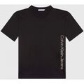 Image of T-shirt & Polo Calvin Klein Jeans IU0IU00465 INSTITUTIONAL-BEH BLACK