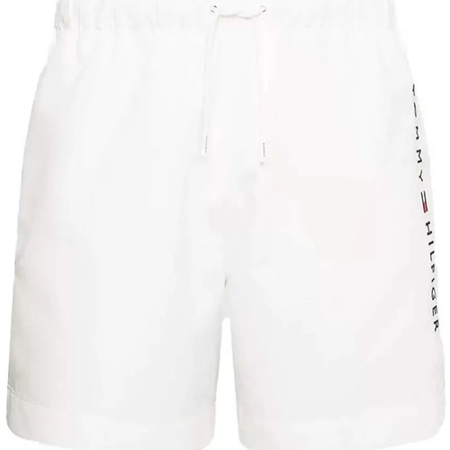 Abbigliamento Uomo Costume / Bermuda da spiaggia Tommy Jeans Flag Bianco