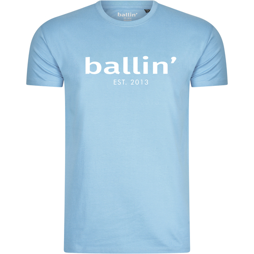 Abbigliamento Uomo T-shirt maniche corte Ballin Est. 2013 Regular Fit Shirt Blu