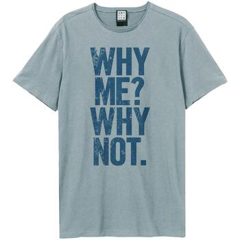 Abbigliamento T-shirts a maniche lunghe Amplified Why Me Blu