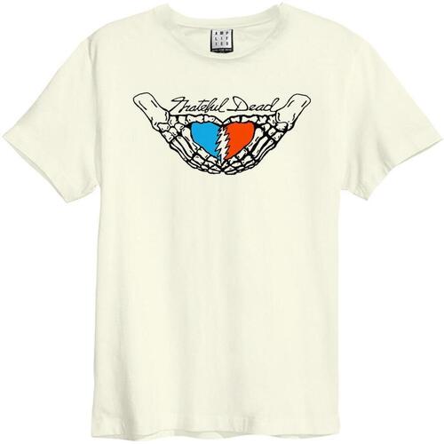 Abbigliamento T-shirts a maniche lunghe Amplified Heart Shaped Bianco