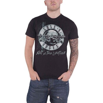 Abbigliamento T-shirts a maniche lunghe Guns N Roses Not in this Lifetime Tour Xerox Nero
