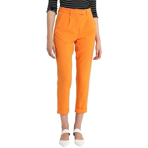 Abbigliamento Donna Pantaloni Vila Dima Pants - Russet Orange Arancio