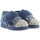 Scarpe Unisex bambino Scarpette neonato Victoria Baby Shoes 05119 - Jeans Blu