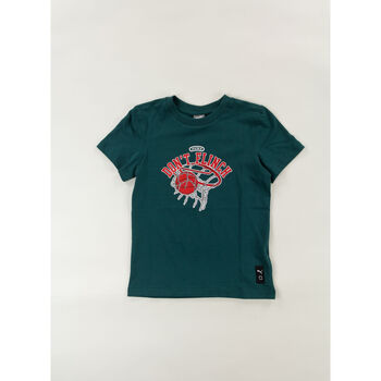 Abbigliamento Bambino T-shirt & Polo Puma T-SHIRT CON LOGO BASKETBALL GRAPHIC RAGAZZO Verde