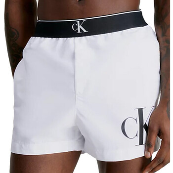 Abbigliamento Uomo Costume / Bermuda da spiaggia Calvin Klein Jeans KM0KM00860 Bianco