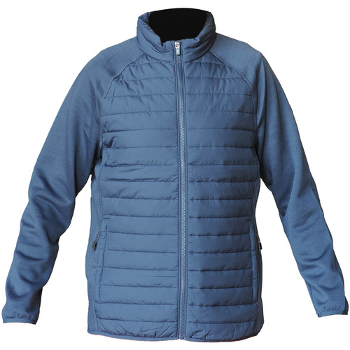Abbigliamento Uomo Parka Skechers GO Shield Hybrid Jacket Blu