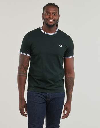 Fred Perry TWIN TIPPED T-SHIRT Nero