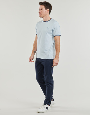 Fred Perry TWIN TIPPED T-SHIRT Blu / Marine
