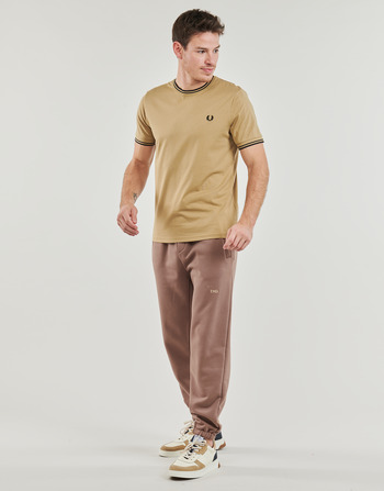 Fred Perry TWIN TIPPED T-SHIRT Beige / Nero