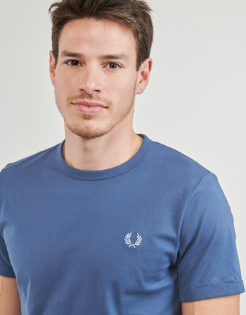 Fred Perry RINGER T-SHIRT Blu