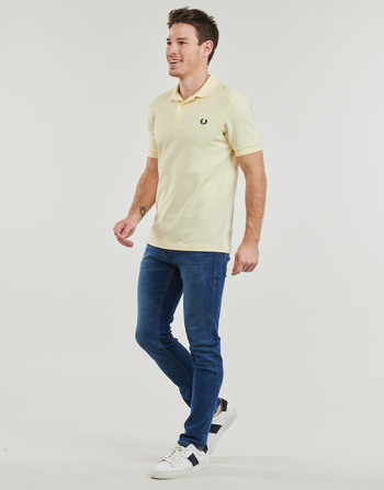 Fred Perry PLAIN FRED PERRY SHIRT Giallo / Marine