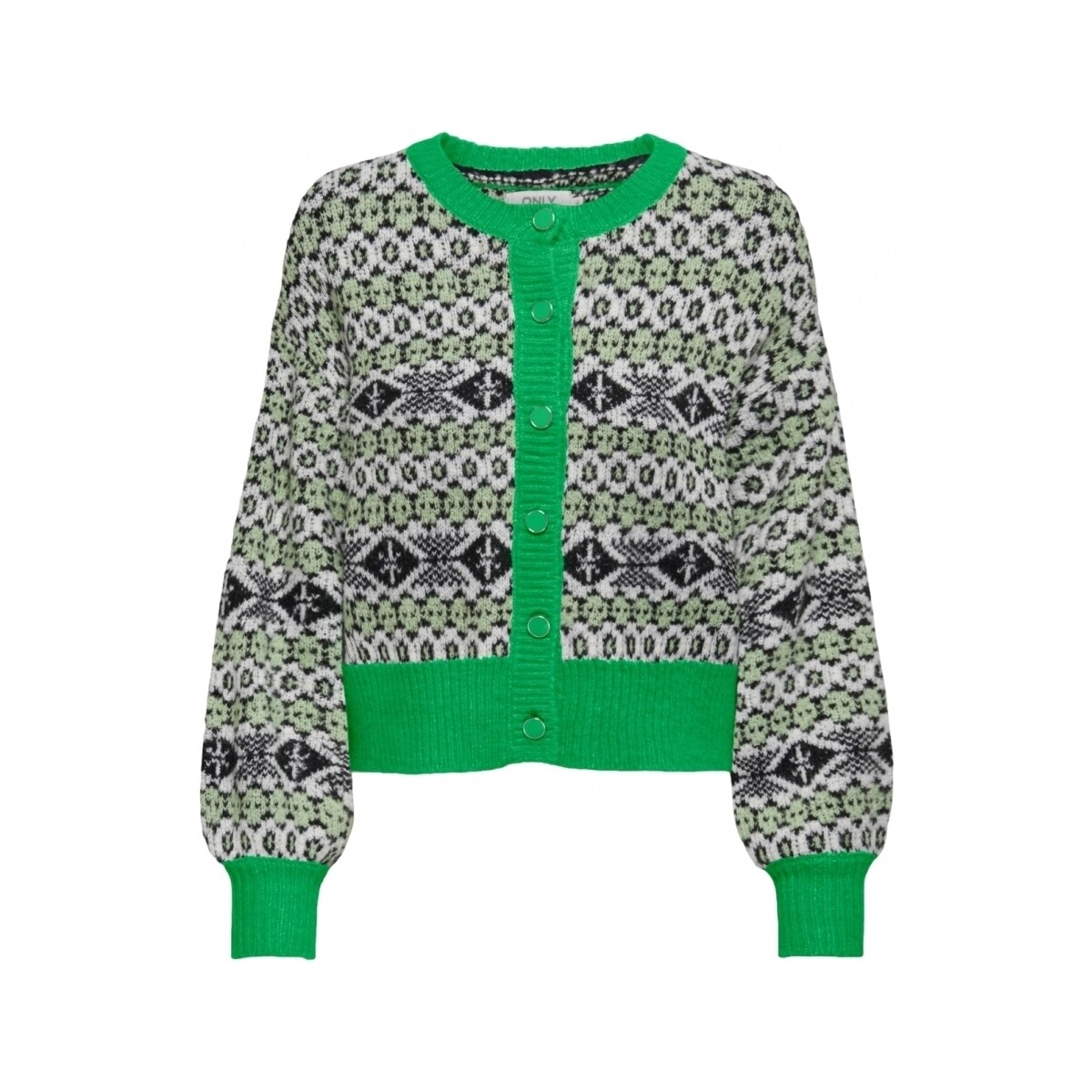 Abbigliamento Donna Maglioni Only Dea Cardigan L/S - Island Green /Smoke Green Verde