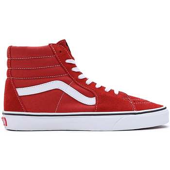 Scarpe Donna Sneakers Vans SK8-HI VN0007NS49X ROUGE Rosso