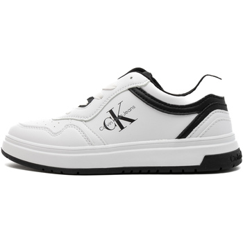 Scarpe Unisex bambino Sneakers Ck Jeans Low Cut Laceup Sneaker Bianco