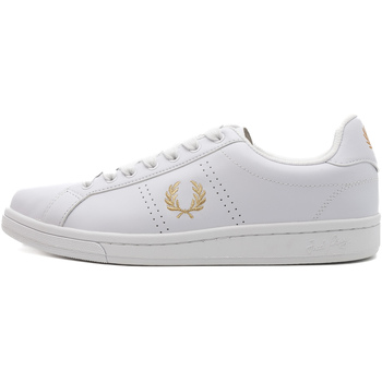 Scarpe Uomo Sneakers Fred Perry Fp B721 Leather Bianco