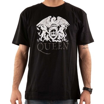 Abbigliamento T-shirts a maniche lunghe Queen Diamante Nero