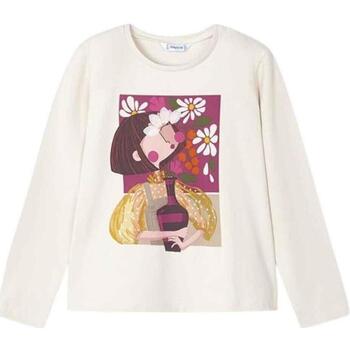 Abbigliamento Bambina T-shirt & Polo Mayoral  Beige