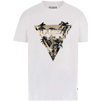 Abbigliamento Uomo T-shirt maniche corte Guess oasis Bianco