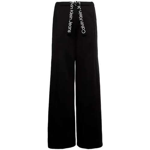 Abbigliamento Donna Pantaloni da tuta Calvin Klein Jeans logo tape Nero