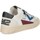 Scarpe Uomo Sneakers 4B12 Kyle U749 bianco nero bluette Bianco