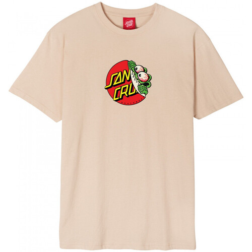 Abbigliamento Uomo T-shirt & Polo Santa Cruz Beware dot front t-shirt Beige