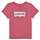 Abbigliamento Bambina T-shirt maniche corte Levi's MULTI DAISY BATWING TEE Rosa / Bianco