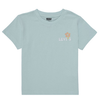 Abbigliamento Bambina T-shirt maniche corte Levi's OCEAN BEACH SS TEE Blu / Pastello / Arancio / Pastello