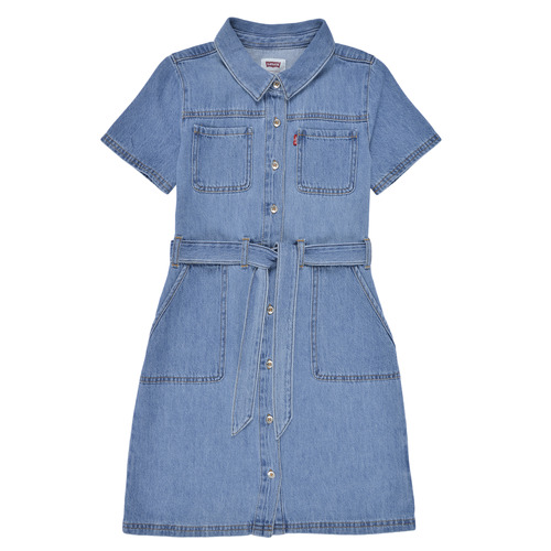 Abbigliamento Bambina Tuta jumpsuit / Salopette Levi's ORGANIC UTILITY DRESS Denim