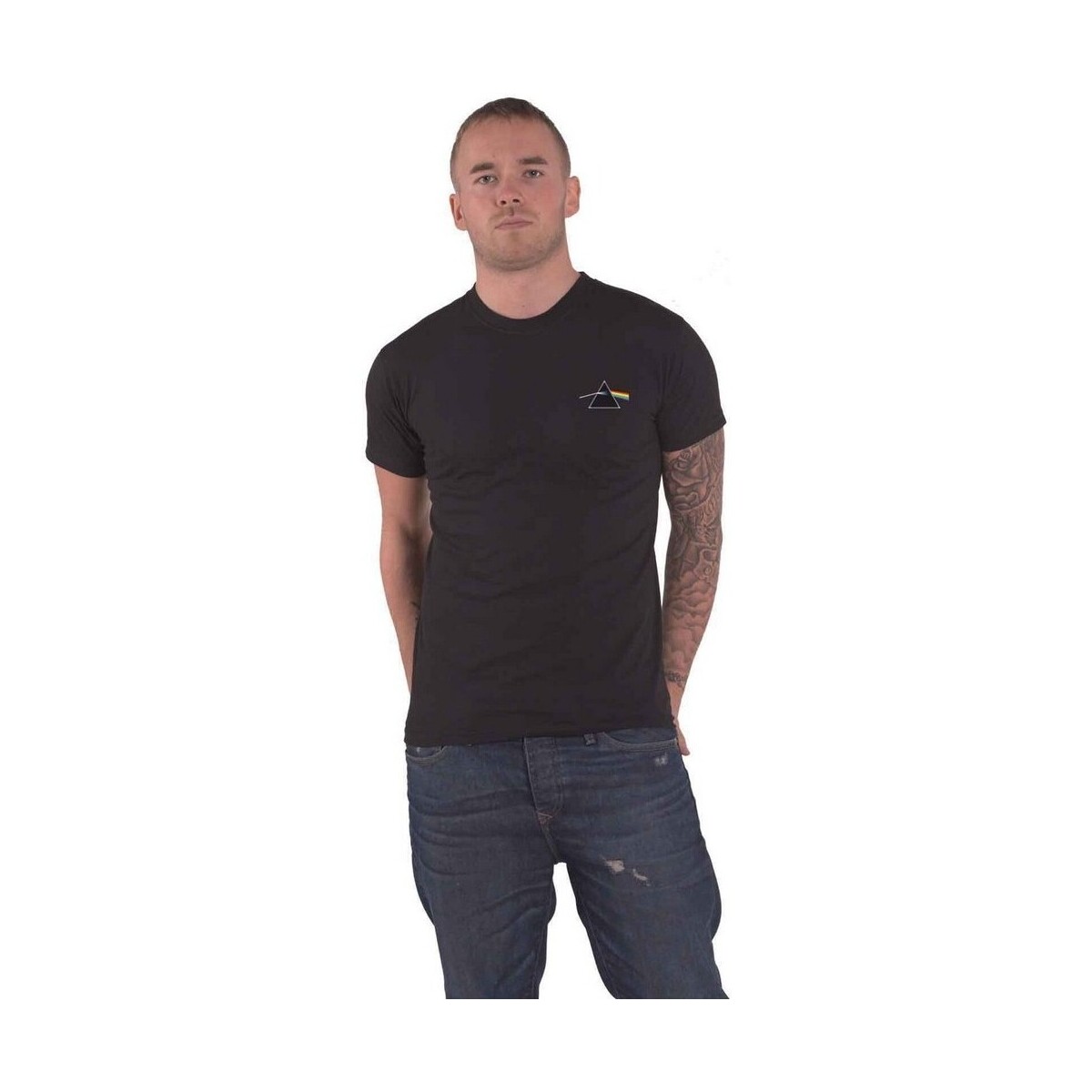 Abbigliamento T-shirts a maniche lunghe Pink Floyd DSOTM Nero