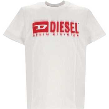 Abbigliamento Uomo T-shirt maniche corte Diesel  Bianco