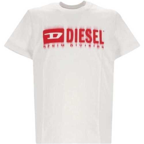 Abbigliamento Uomo T-shirt maniche corte Diesel  Bianco