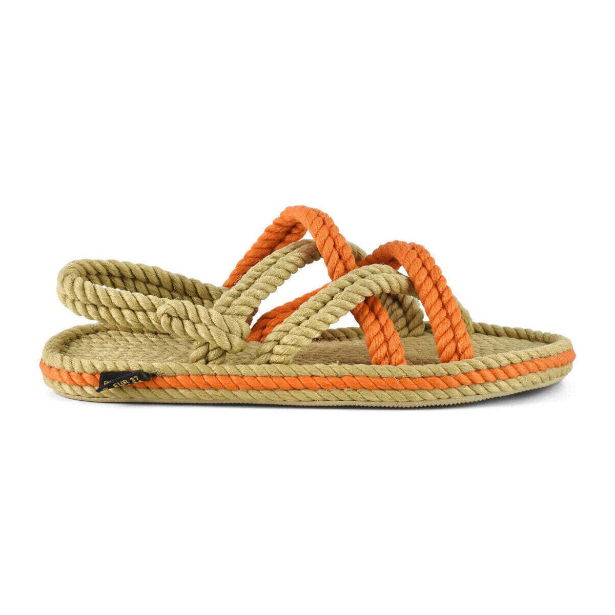 Scarpe Donna Sandali Bohonomad sandalo in corda beige arancio Beige