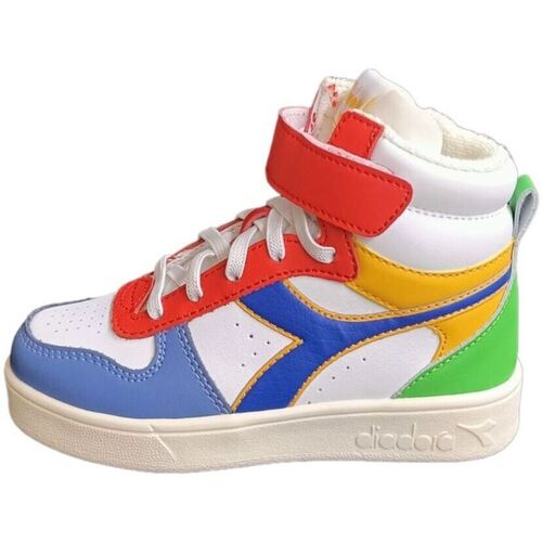 Scarpe Unisex bambino Sneakers Diadora 501.178316 - MAGIC BASKET MID PS Multicolore