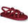 Scarpe Donna Sandali Bohonomad sandalo in corda bordeaux Rosso