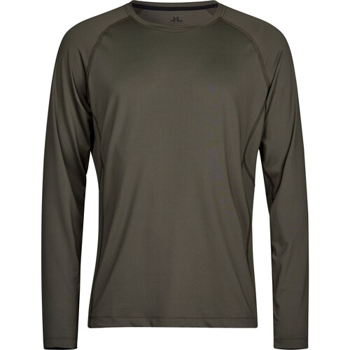 Abbigliamento Uomo T-shirts a maniche lunghe Tee Jays TJ7022 Verde