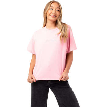 Abbigliamento Donna T-shirts a maniche lunghe Hype HY9061 Rosso