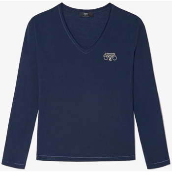 Abbigliamento Donna T-shirt & Polo Le Temps des Cerises T-shirt LONGVTRA Blu