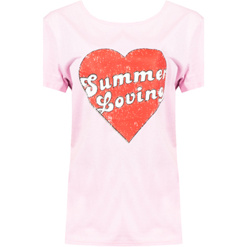 Abbigliamento Donna T-shirt maniche corte Pinko 3U10J8 Y2TM | Mazurka 2 Rosa
