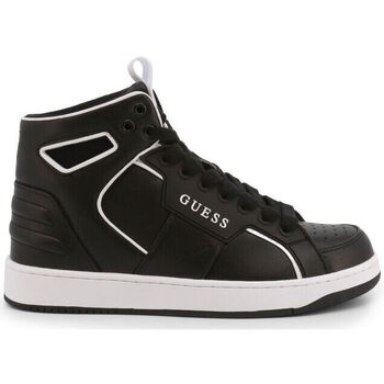 Scarpe Donna Sneakers Guess basqet fl7bsq lea12 black Nero