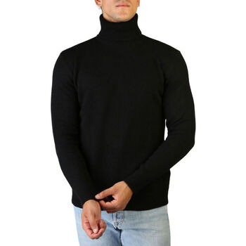 Abbigliamento Uomo Maglioni 100% Cashmere Jersey roll neck Nero