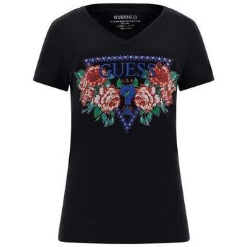 Abbigliamento Donna T-shirt & Polo Guess W3BI56 J1314-JBLK Nero