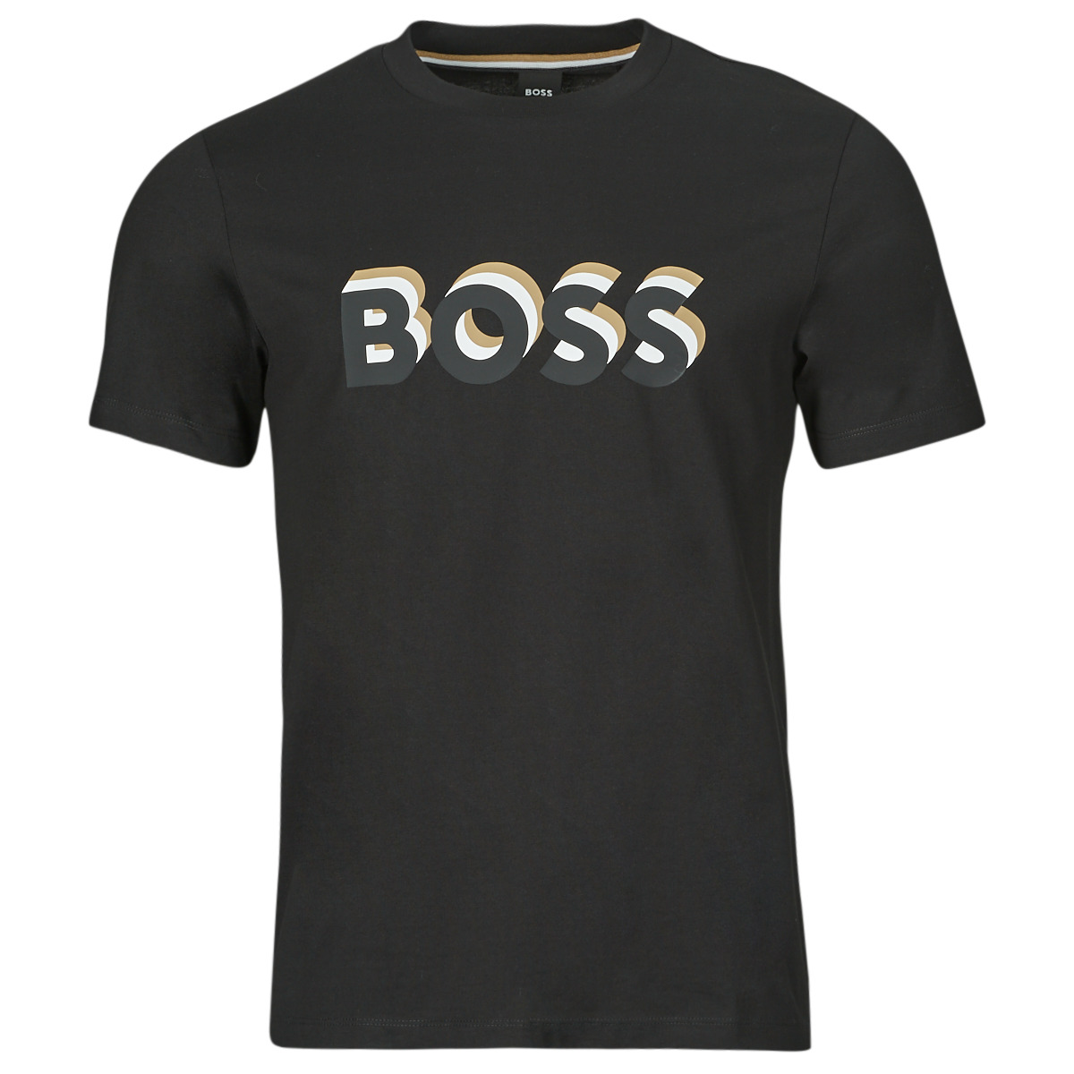 Abbigliamento Uomo T-shirt maniche corte BOSS Tiburt 427 Nero