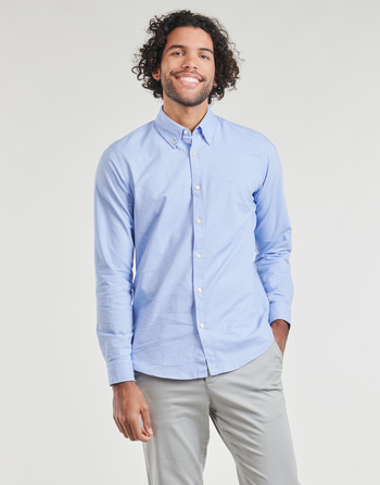 Abbigliamento Uomo Camicie maniche lunghe BOSS Rickert Blu / Cielo