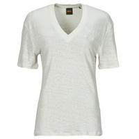 Abbigliamento Donna T-shirt maniche corte BOSS C_Ela Bianco