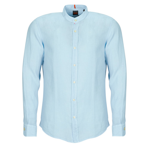 Abbigliamento Uomo Camicie maniche lunghe BOSS Race_1 Blu