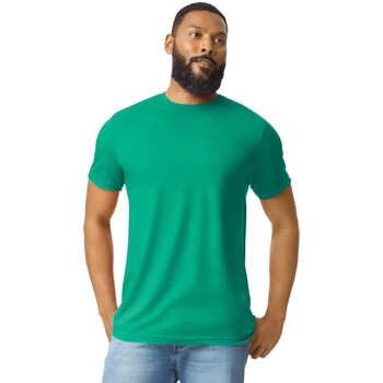 Abbigliamento T-shirts a maniche lunghe Gildan 67000 Verde