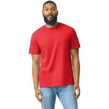 Abbigliamento T-shirts a maniche lunghe Gildan 67000 Rosso